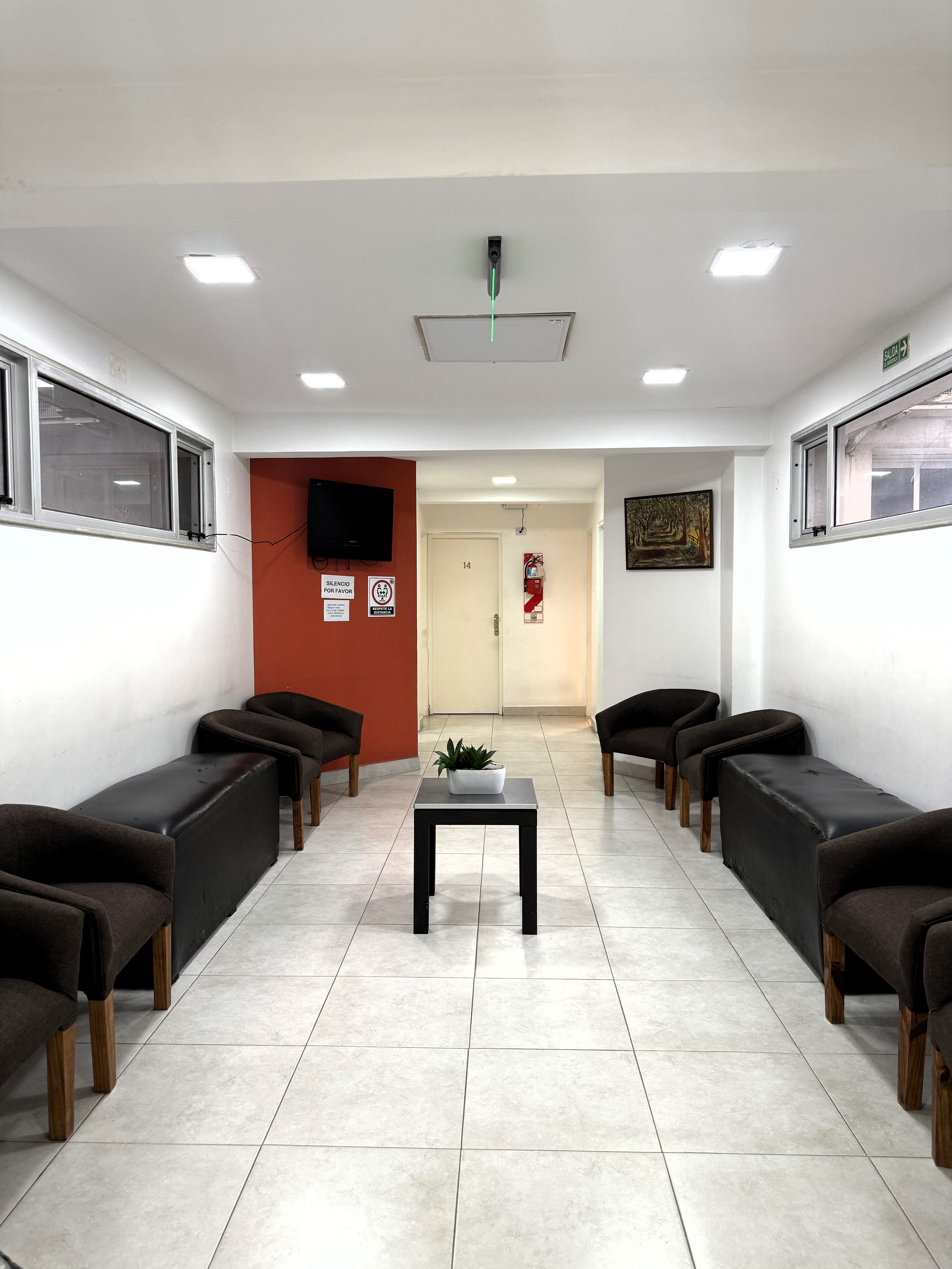 Sala de espera de CMV Centro Médico